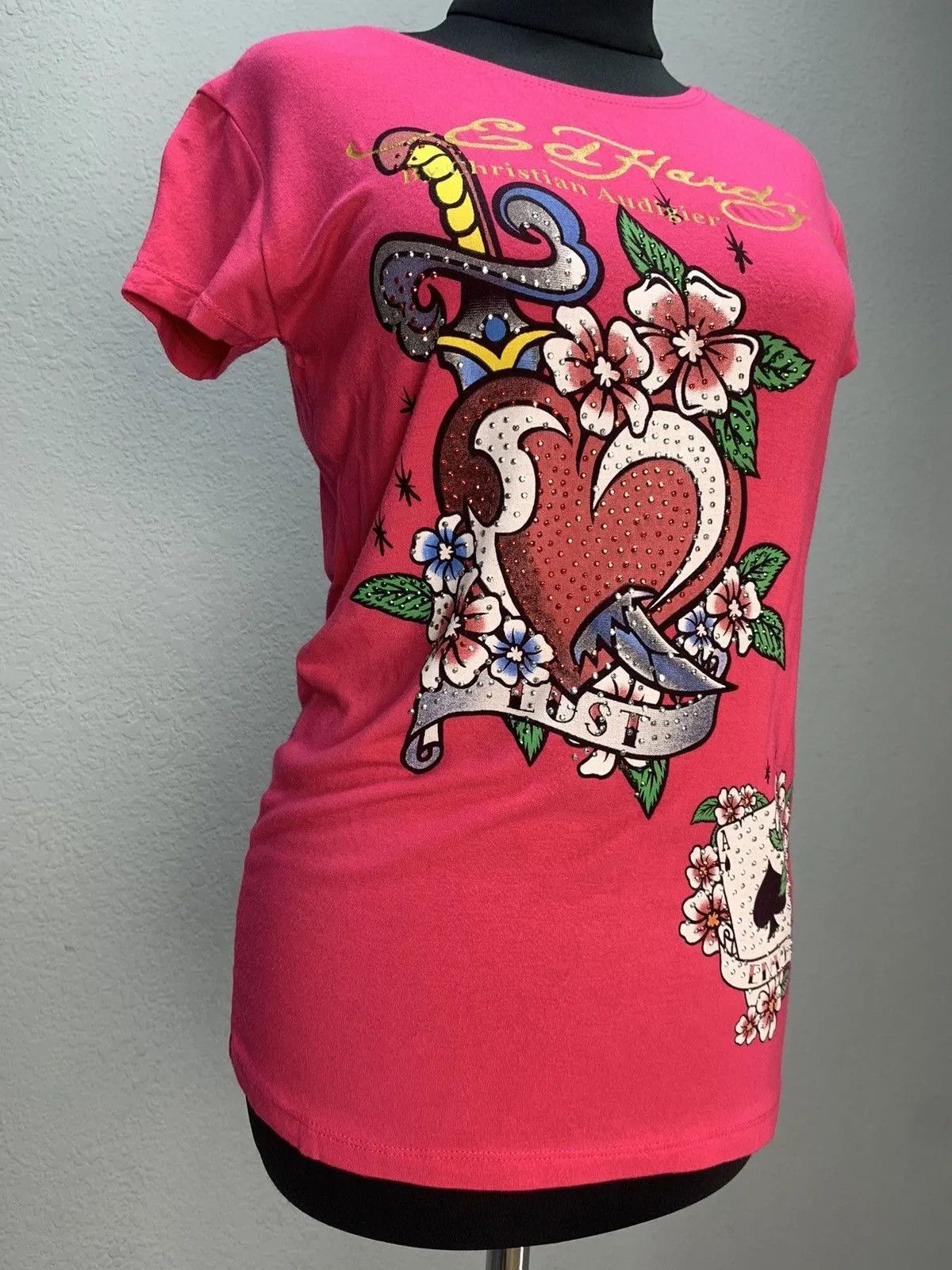 Christian Audigier Vintage Y2K t-shirt style Ed hardy Christian Audigier tee Size L / US 10 / IT 46 - 5 Thumbnail