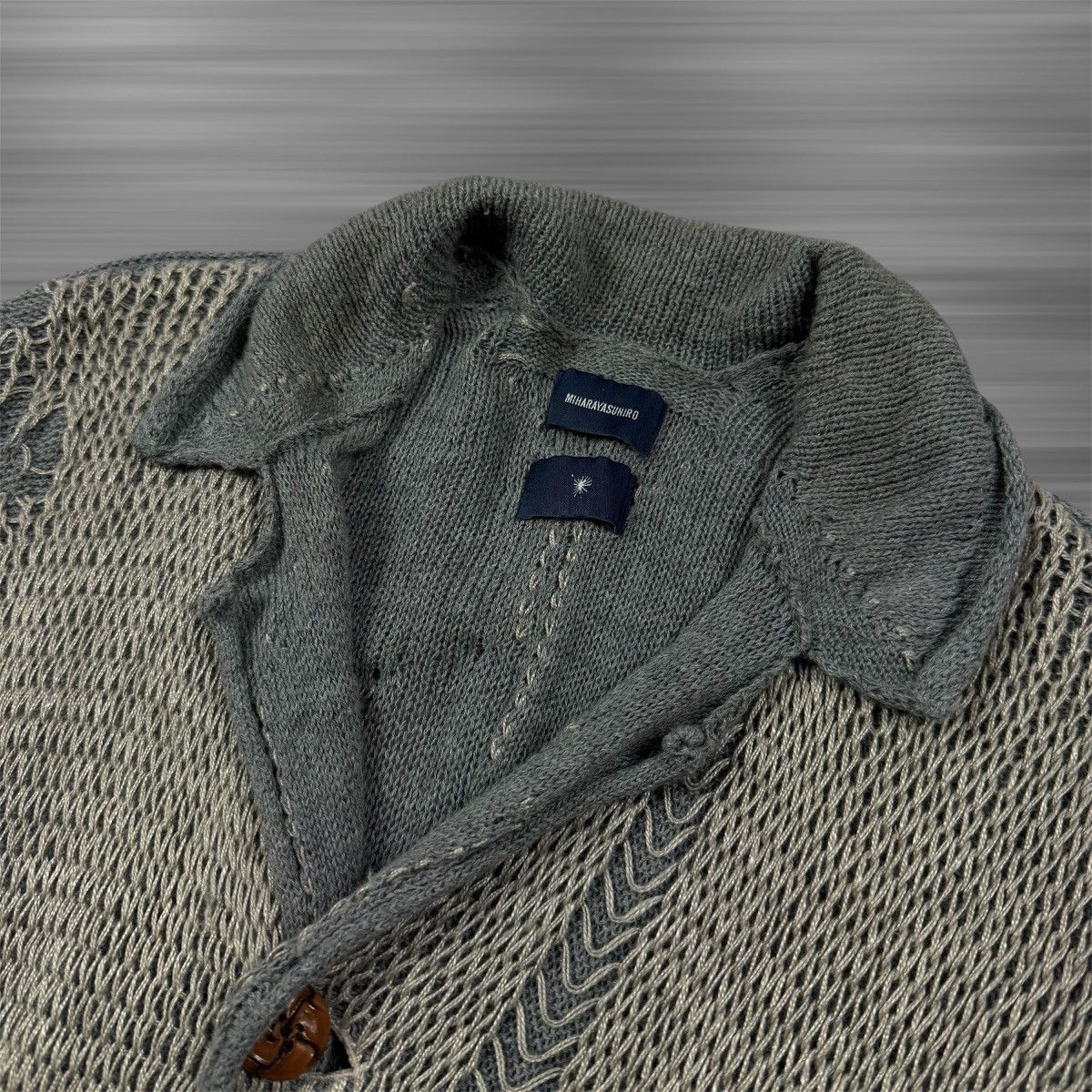 Maison MIHARA YASUHIRO MIHARA YASUHIRO DISTRESSED CARDIGAN Gray Size US M / EU 48-50 / 2 - 5 Thumbnail