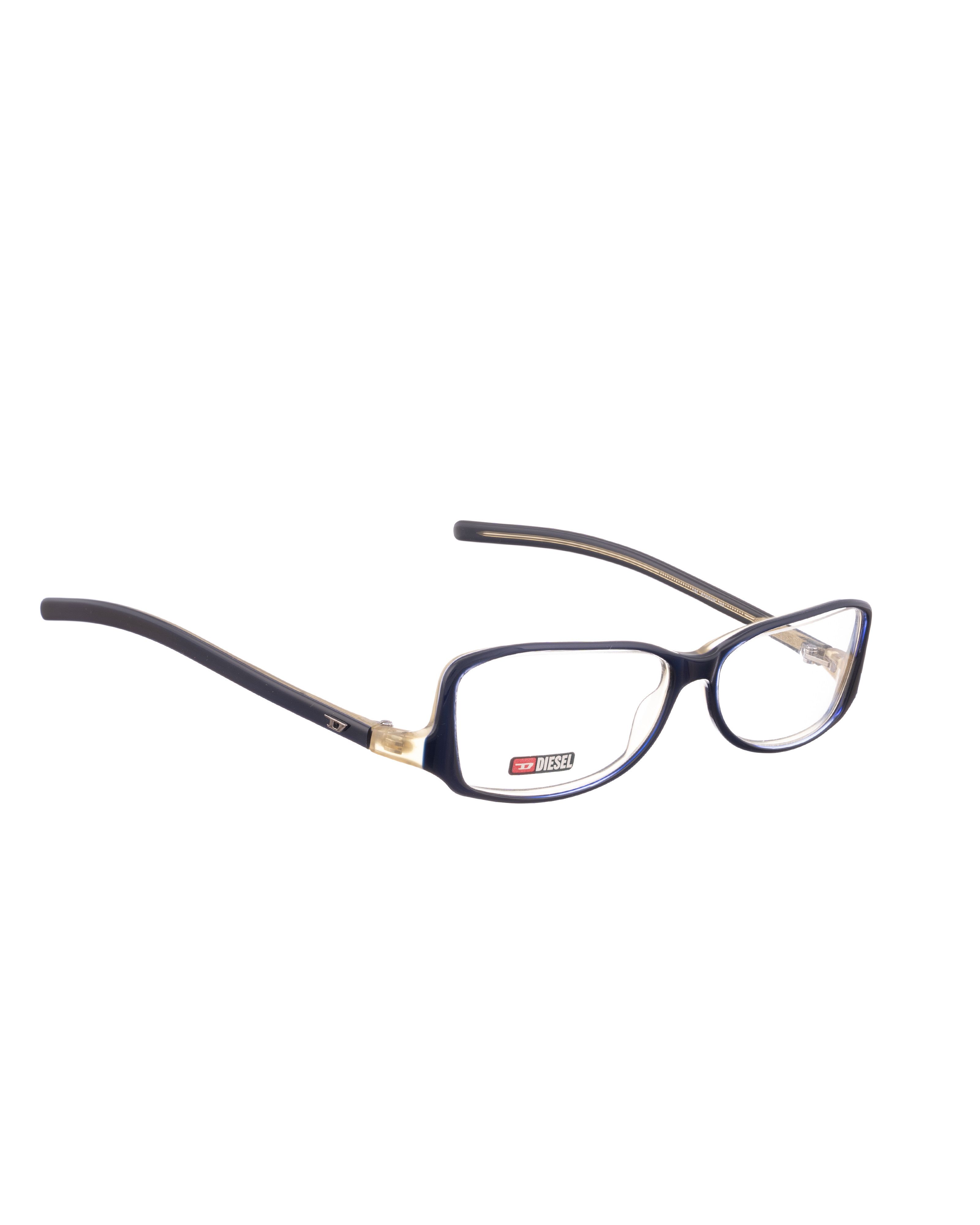 Diesel 00s Navy Glasses with Downturned Temples