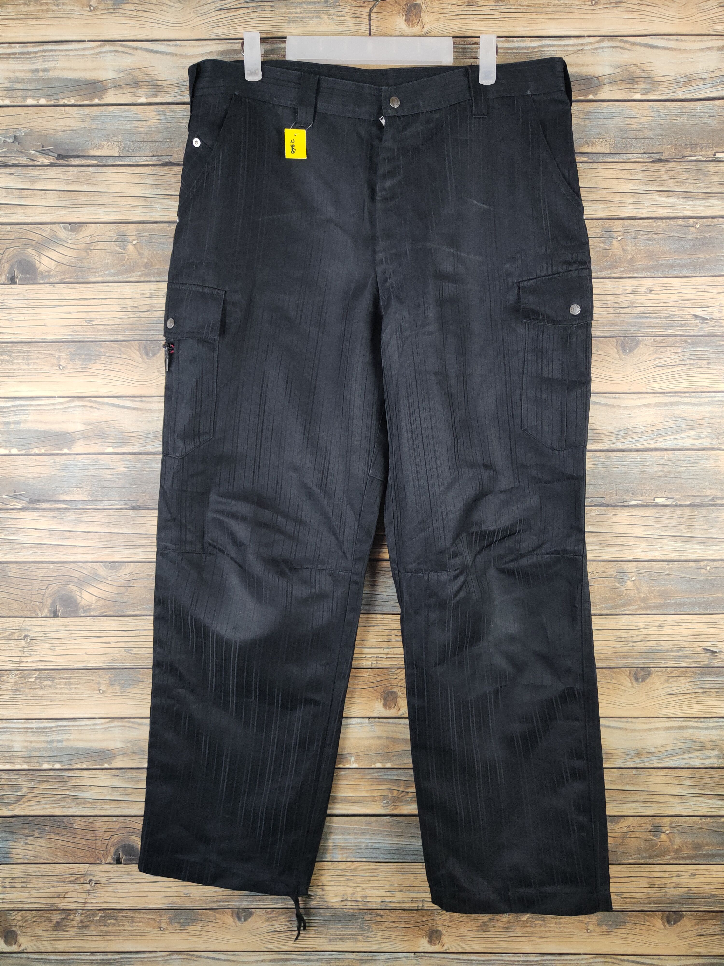 DLL Teagles Black Multipocket Cargo Pants #2360