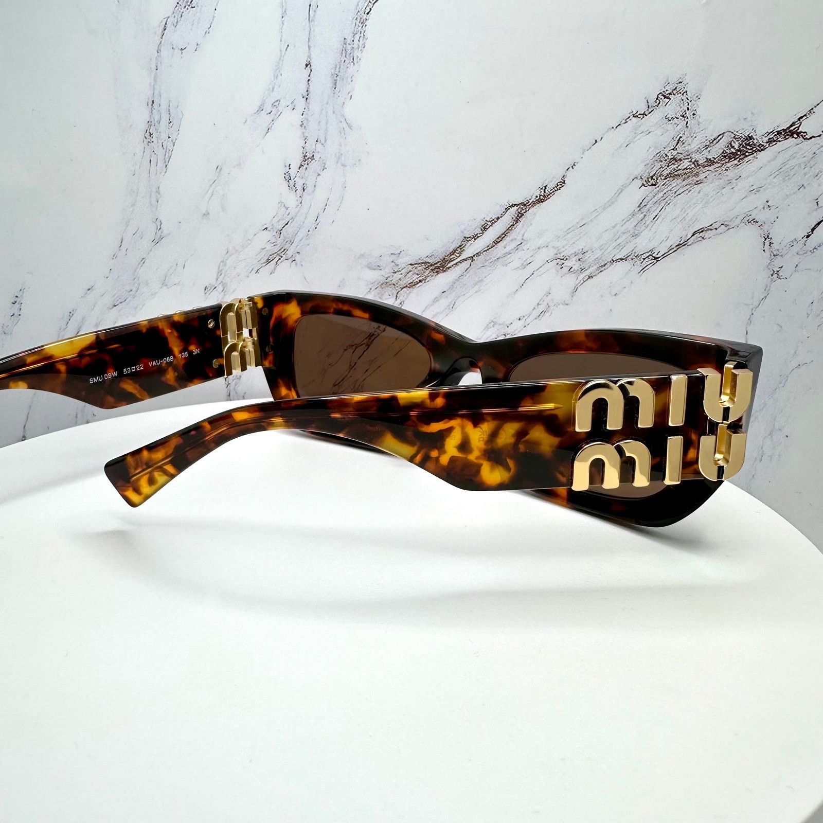 Miu Miu New MIU MIU Sunglasses Runway Glimpse Authentic Brown Square Size ONE SIZE - 5 Thumbnail