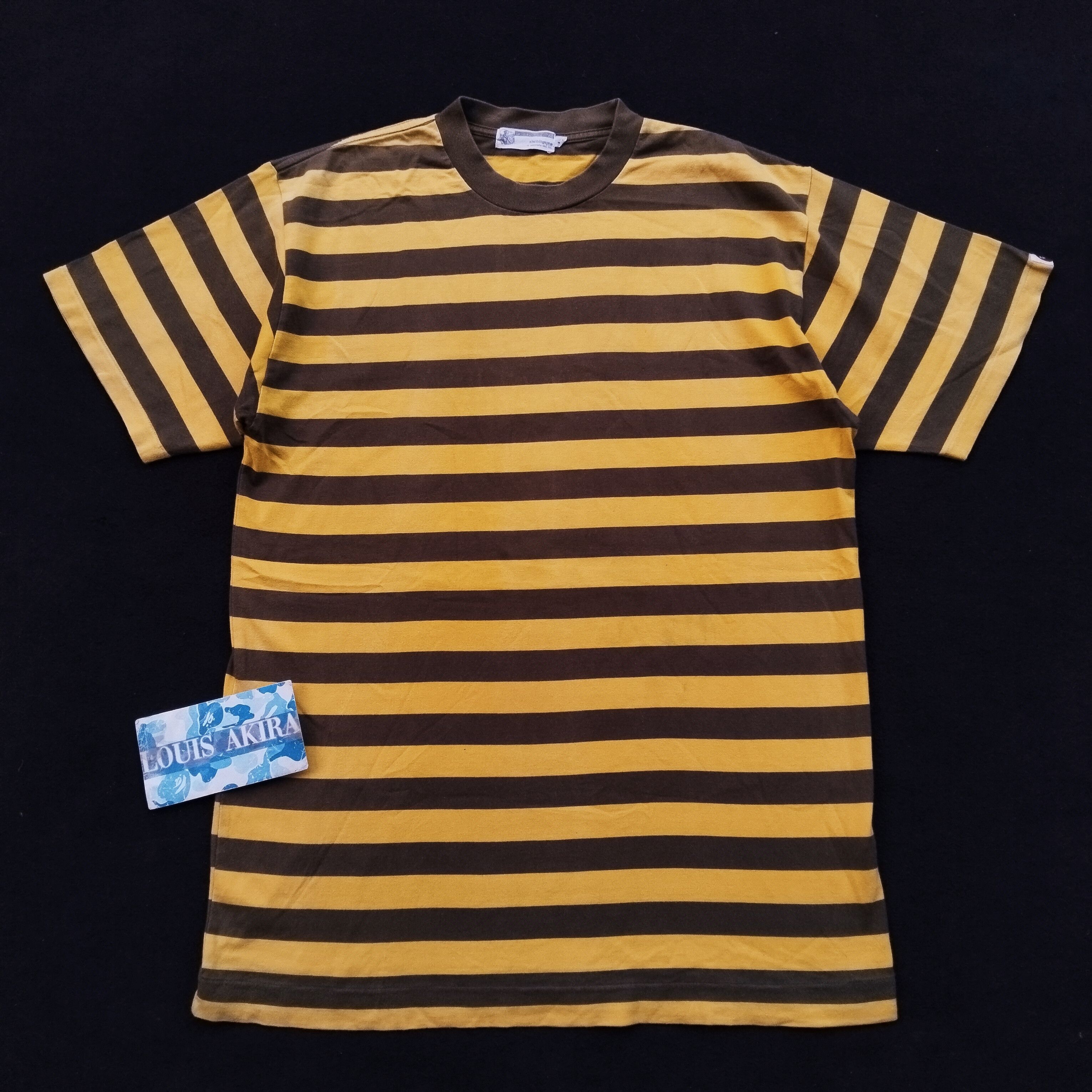 Bape 2003 Vintage Bape Striped Tee Size US L / EU 52-54 / 3 - 1 Thumbnail