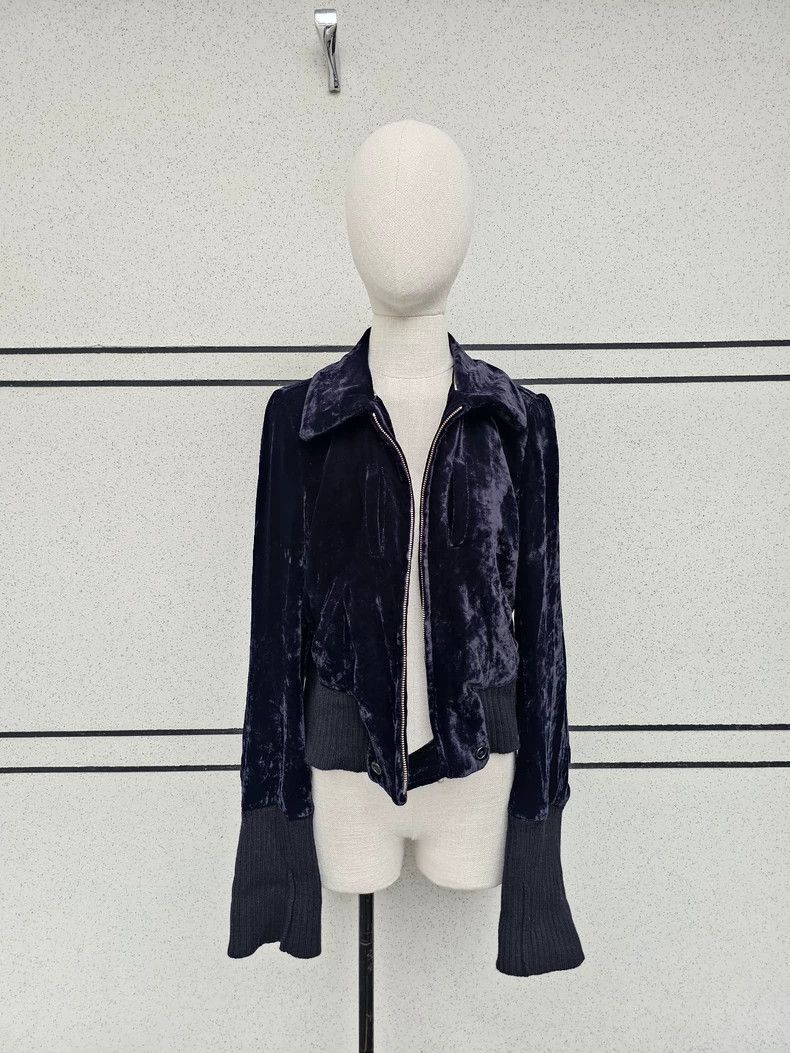 Ann Demeulemeester Ann Demeulemeester Women's velvet jacket Size M / US 6-8 / IT 42-44 - 1 Thumbnail