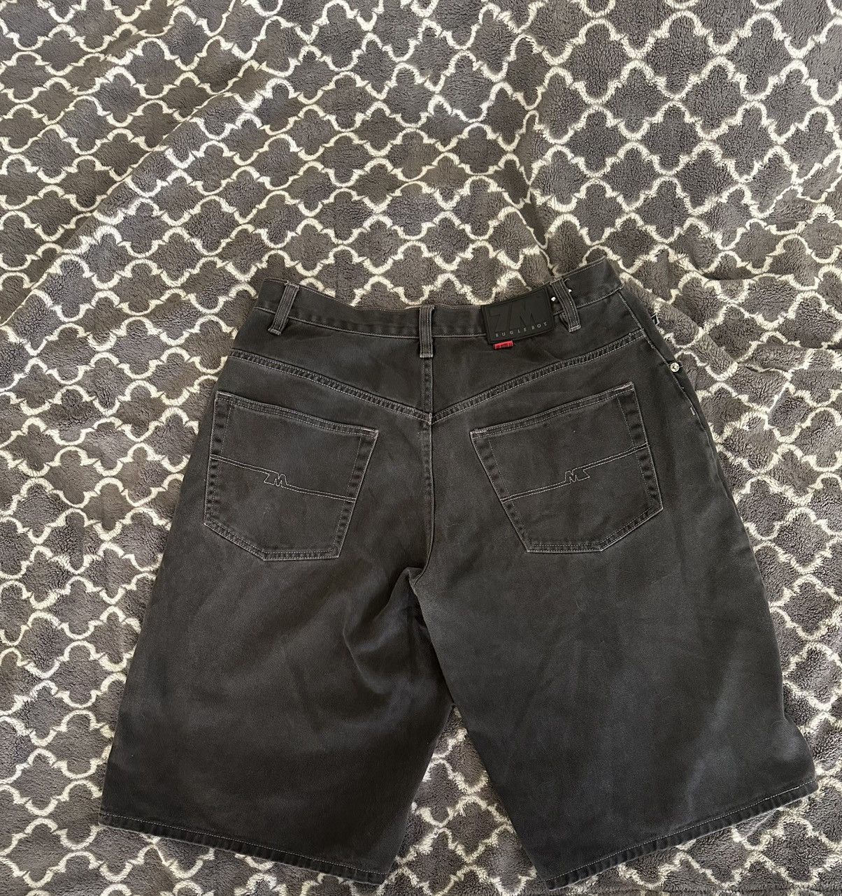 Vintage Vintage Bugle Boy Denim Jorts Size US 33 - 2 Thumbnail