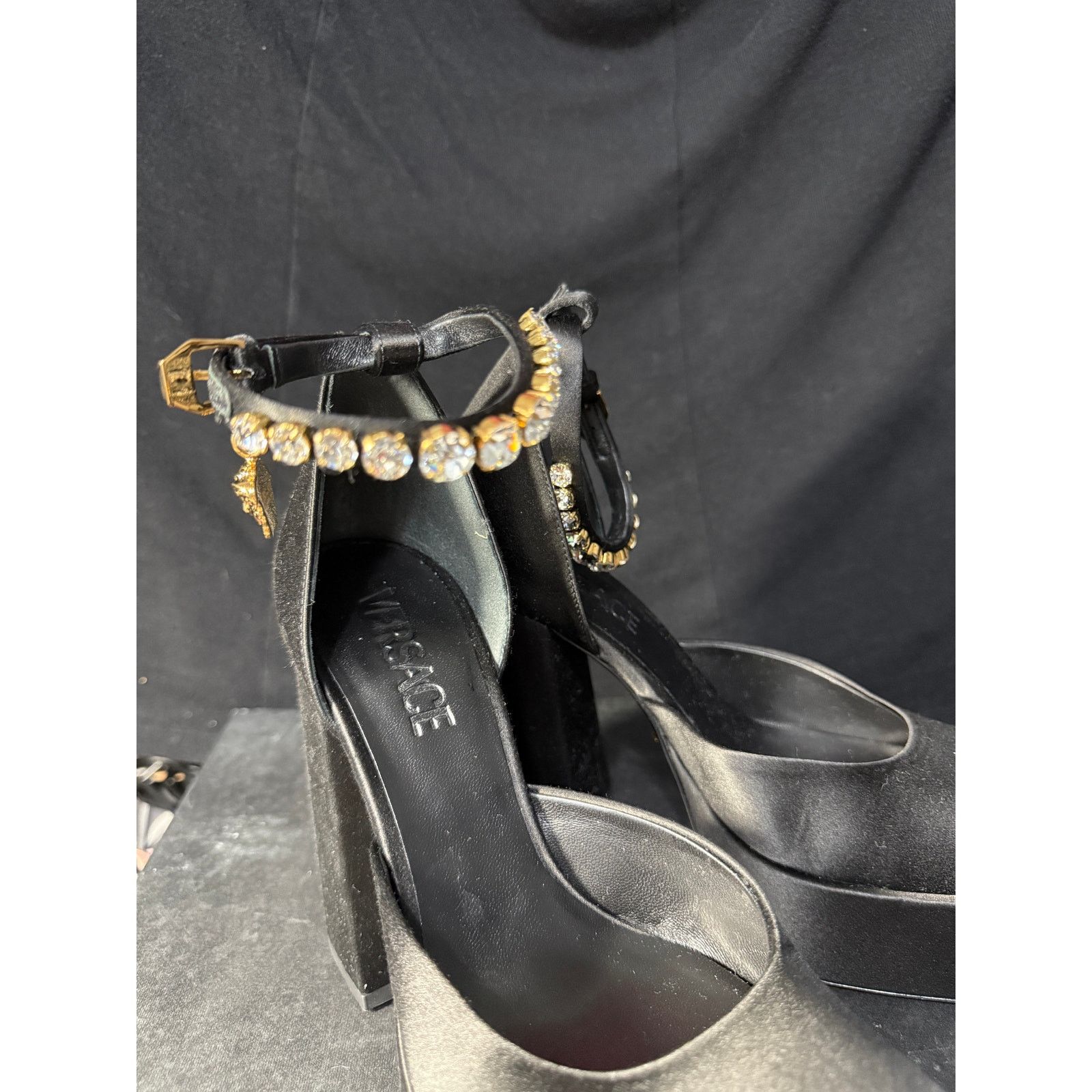 Versace $1893 MSRP-Versace Medusa Aevitas platform pumps-Sz 37-NWOB Size US 6.5 / IT 36.5 - 2 Thumbnail