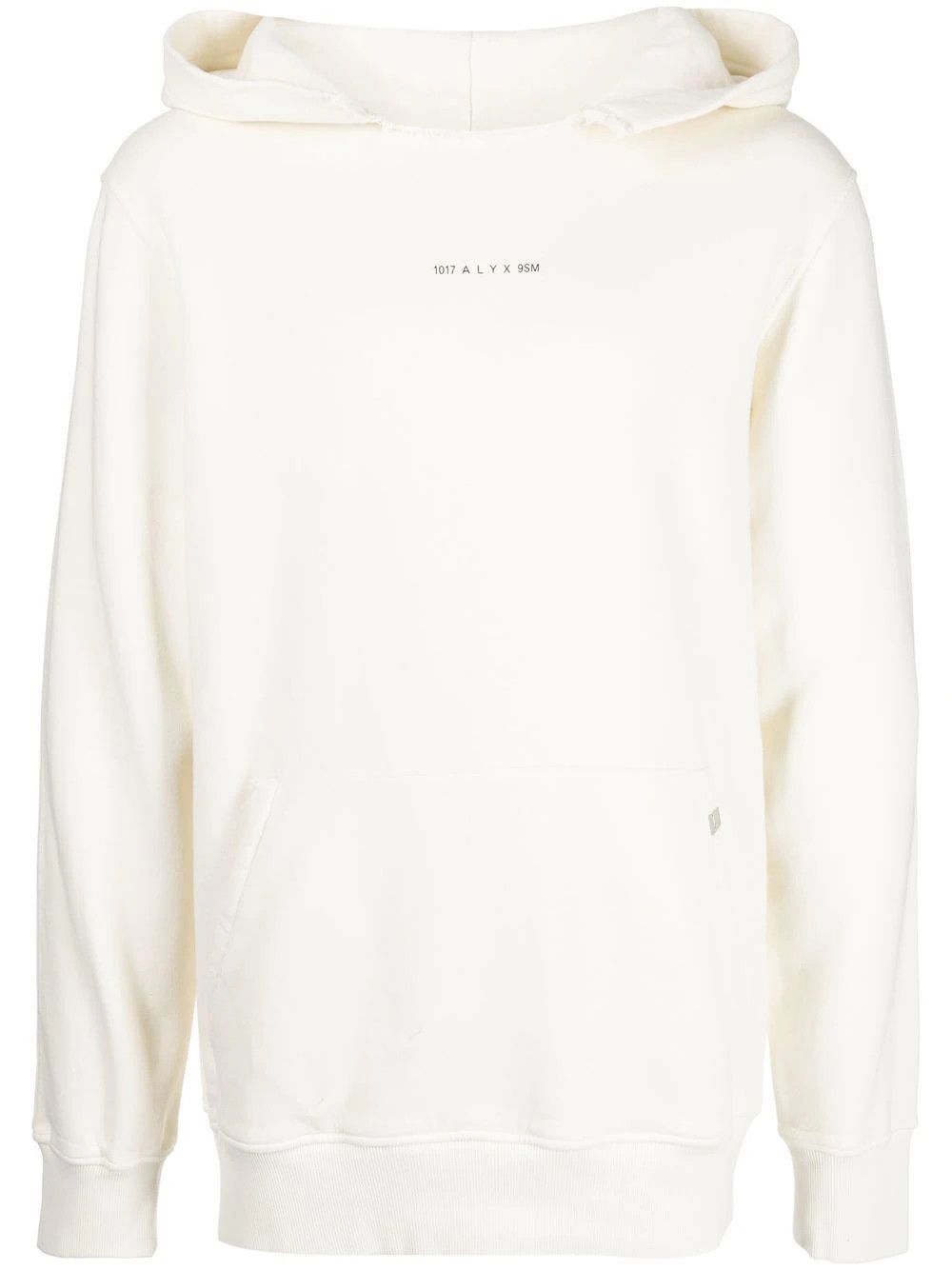 1017 ALYX 9SM o1mle0424 Logo Print Long Sleeve Hoodie in Off White Size US S / EU 44-46 / 1 - 1 Thumbnail