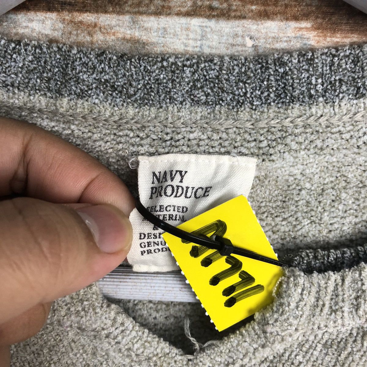 Homespun Knitwear × Japanese Brand Navy Producer Grey sweatshirt Knitwear #A1771 Size US L / EU 52-54 / 3 - 10 Thumbnail
