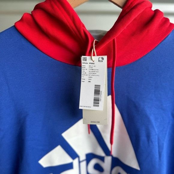 Adidas NWT ADIDAS ESSENTIALS FLEECE BIG LOGO HOODIES SZ MEDIUM M Size US M / EU 48-50 / 2 - 3 Thumbnail