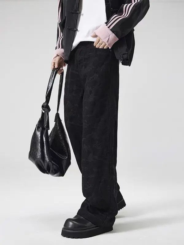 Japanese Brand Mami Vintage street textured washed loose casual jeans Size US 32 / EU 48 - 4 Thumbnail