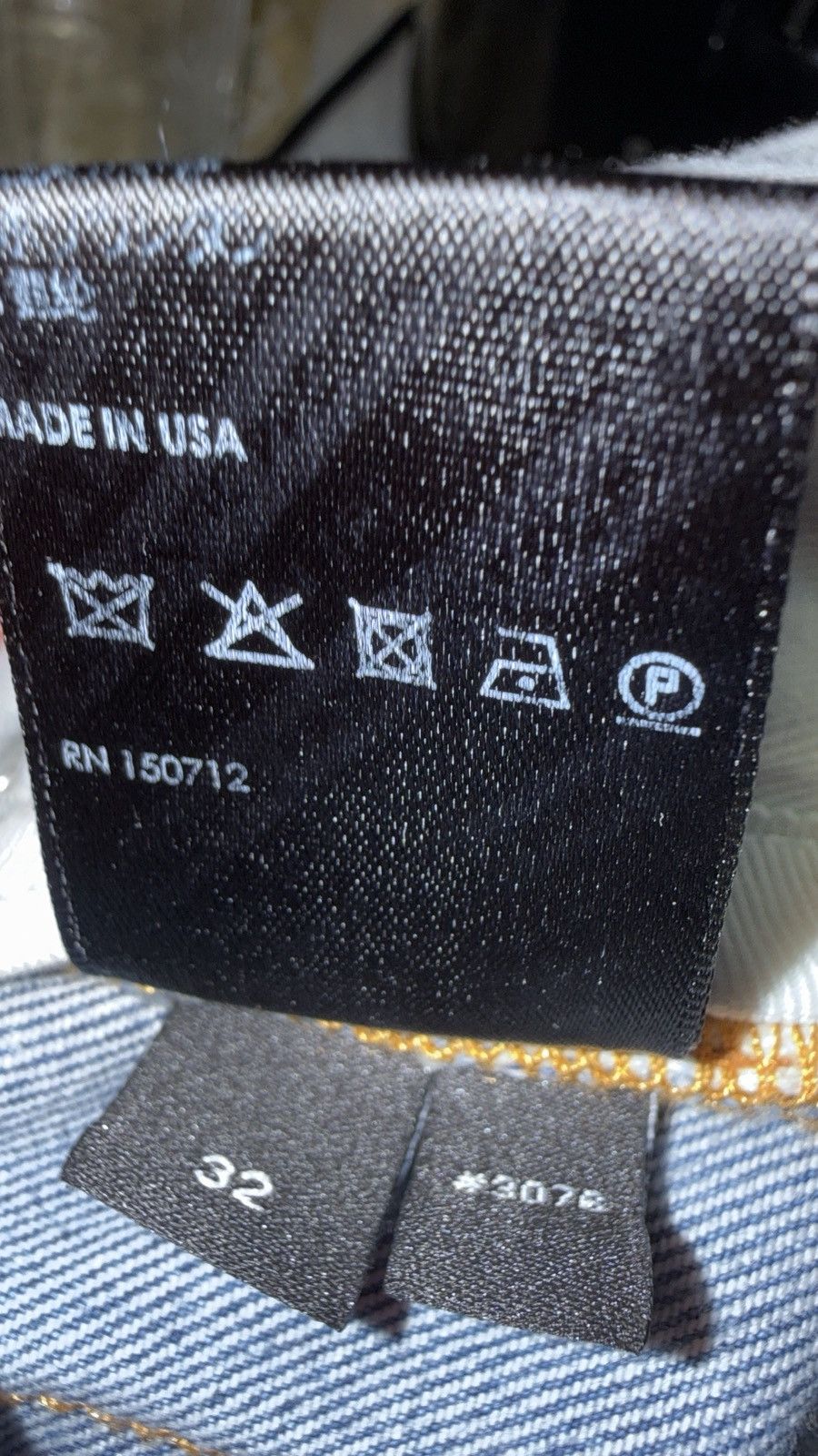 Amiri Amiri Mx1 Blue patch denim jeans Size US 32 / EU 48 - 7 Thumbnail