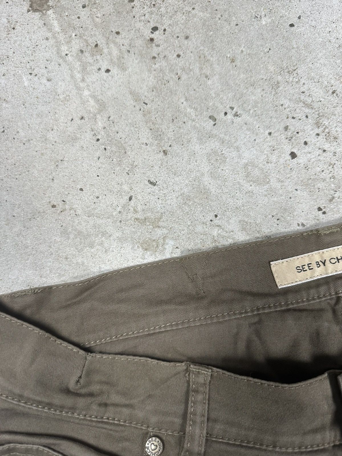 See by Chloe 2000s See by Chloe Brown Pants Trousers Size 29" - 10 Thumbnail
