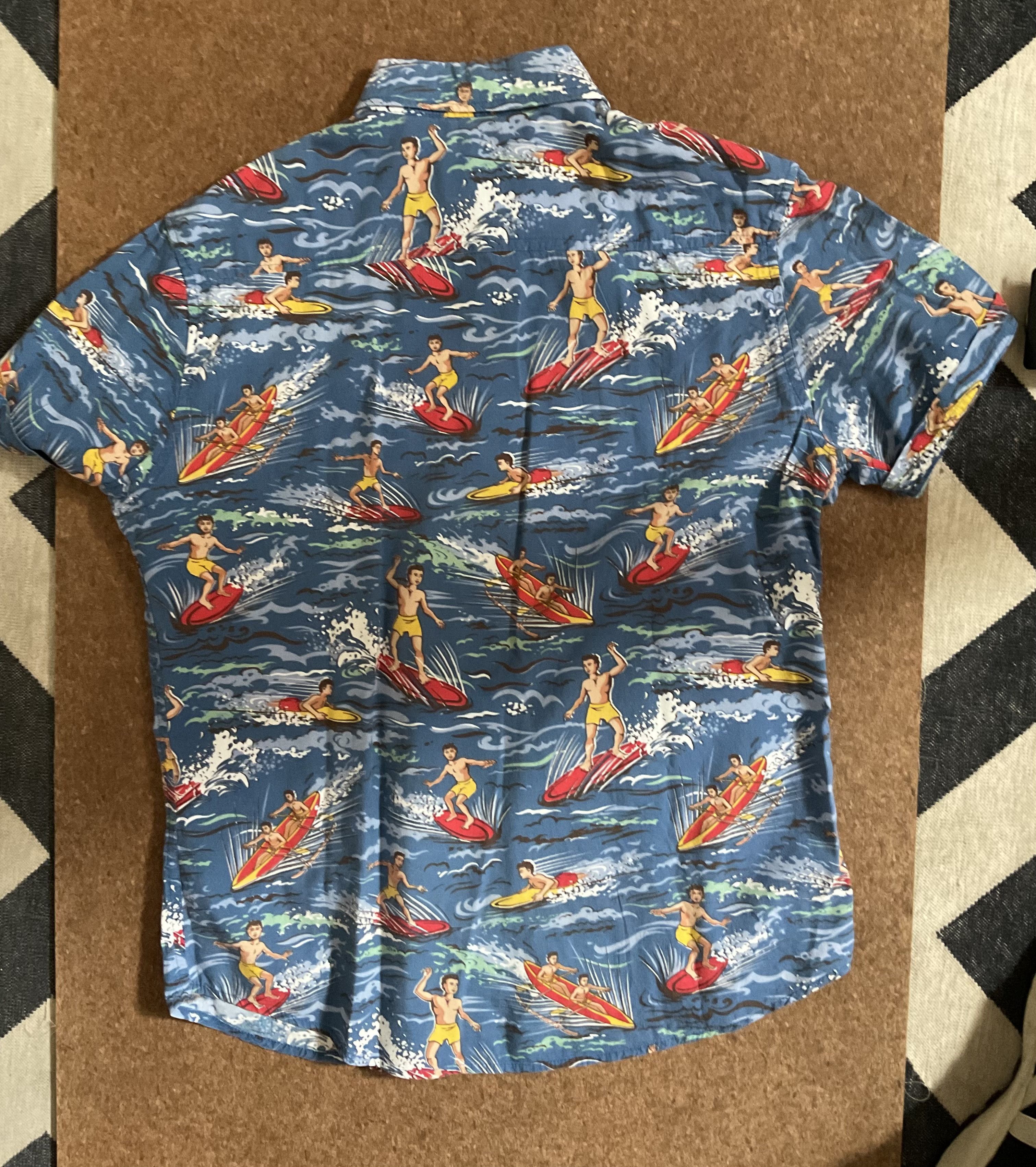 Paper Denim & Cloth Paper Denim & Cloth Hot Hawaiian Surfer Button Up Shirt Size US S / EU 44-46 / 1 - 2 Thumbnail