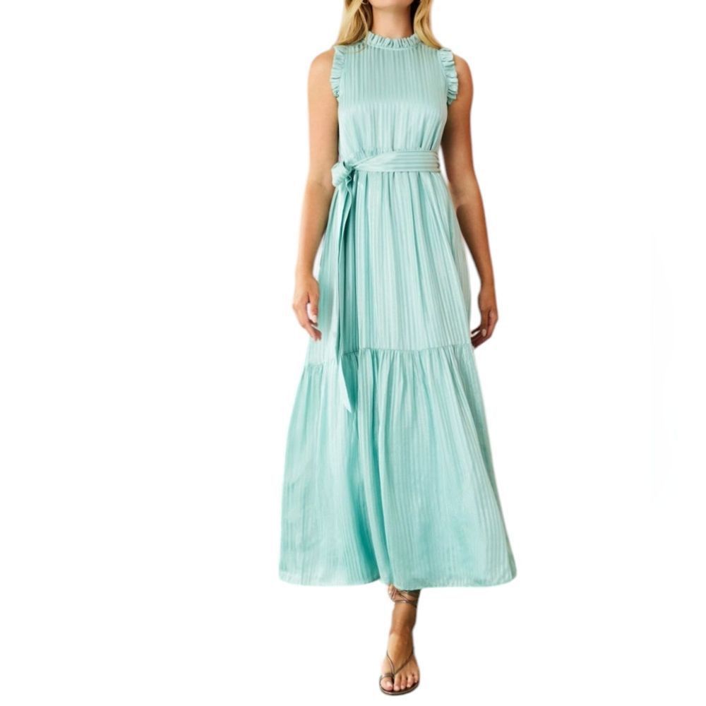 Other Marie Oliver Alice Tiered Silk Belted Feminine Boho Flowy Ma Size S / US 4 / IT 40 - 16 Thumbnail