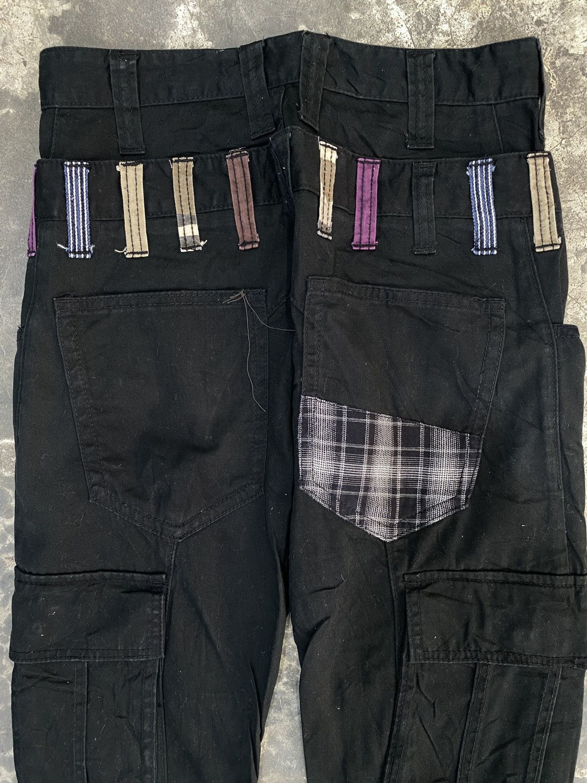Japanese Brand Barcedos double waist cargo long pants jeans Size US 27 - 15 Thumbnail