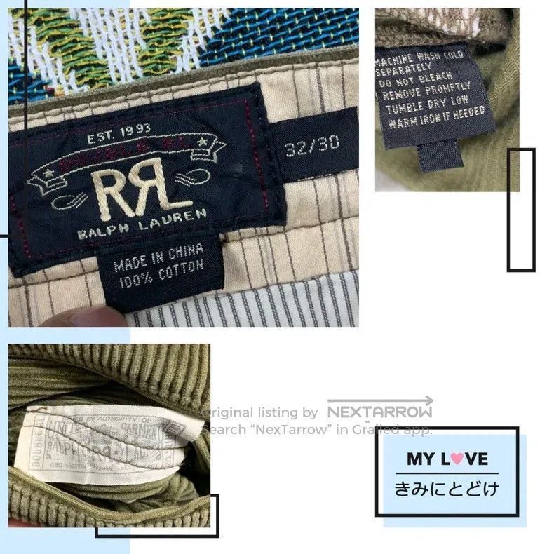 RRL Ralph Lauren RRL Ralph Lauren High-waisted retro corduroy workwear with Size US 32 / EU 48 - 8 Thumbnail