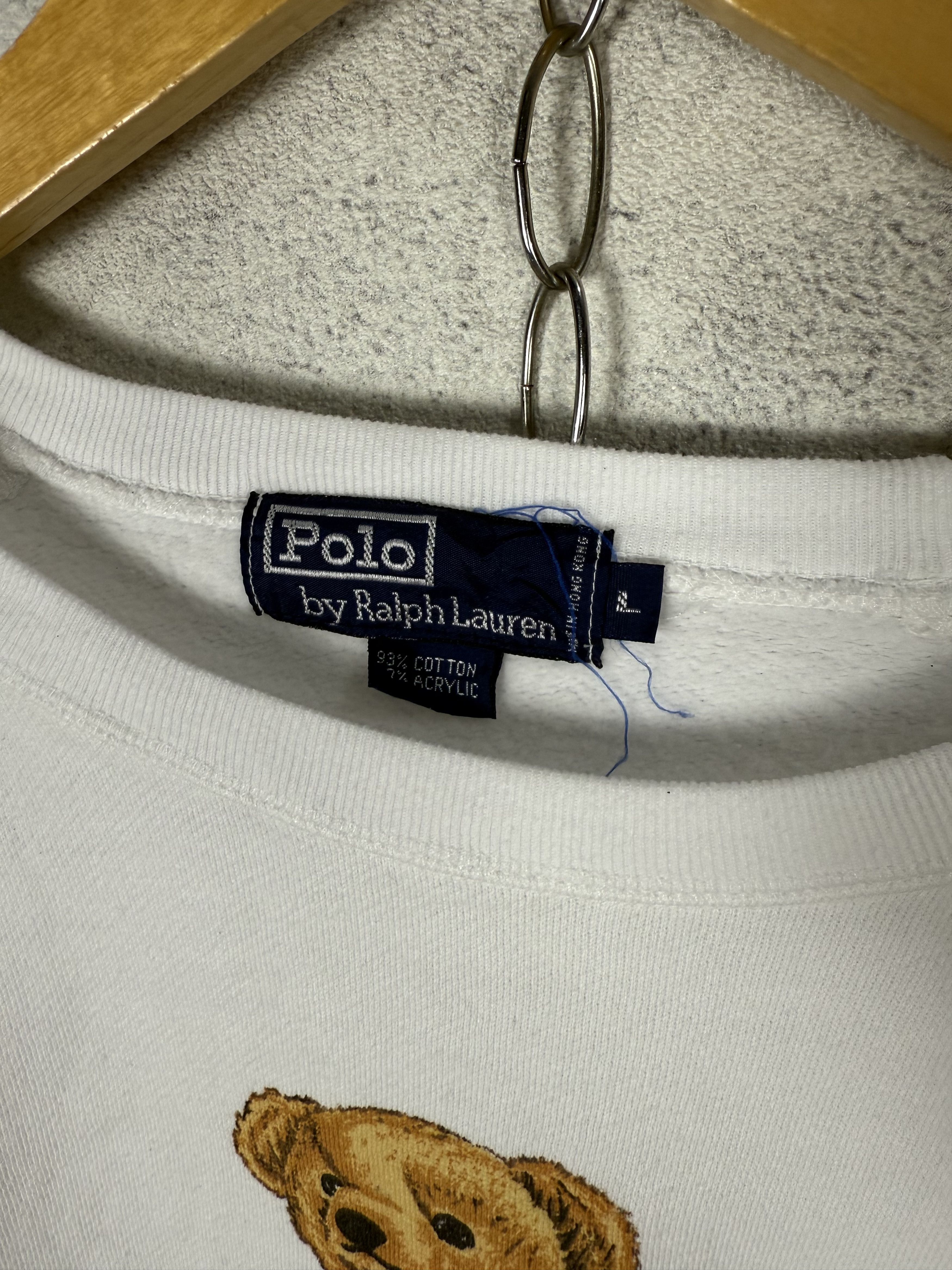 Polo Ralph Lauren Vintage Polo Bear Ralph Lauren Sweatshirt Crewneck Size US L / EU 52-54 / 3 - 4 Thumbnail