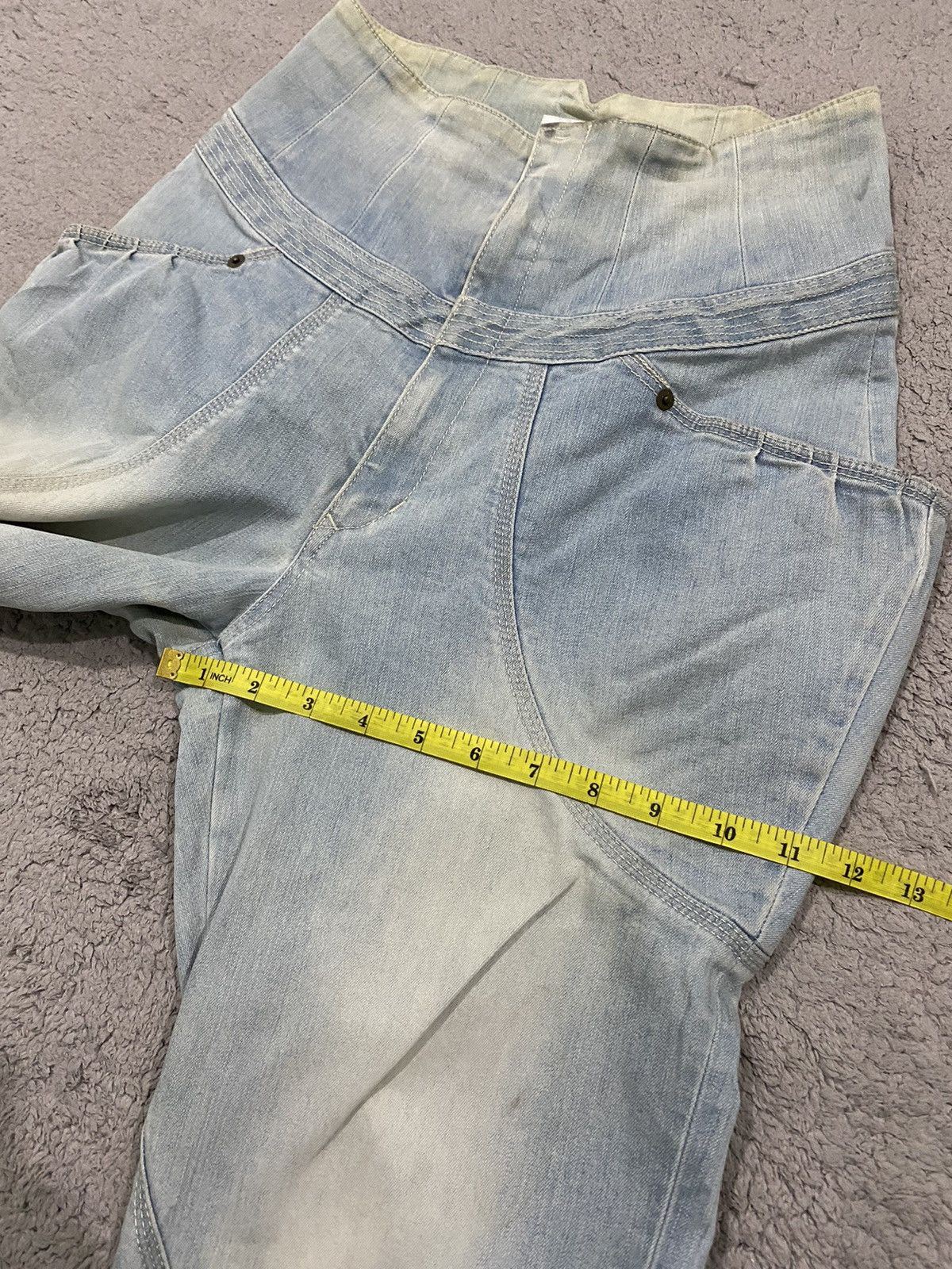 Tsumori Chisato TSUMORI CHISATO Sarouel Denim Pants Size US 26 / EU 42 - 15 Thumbnail