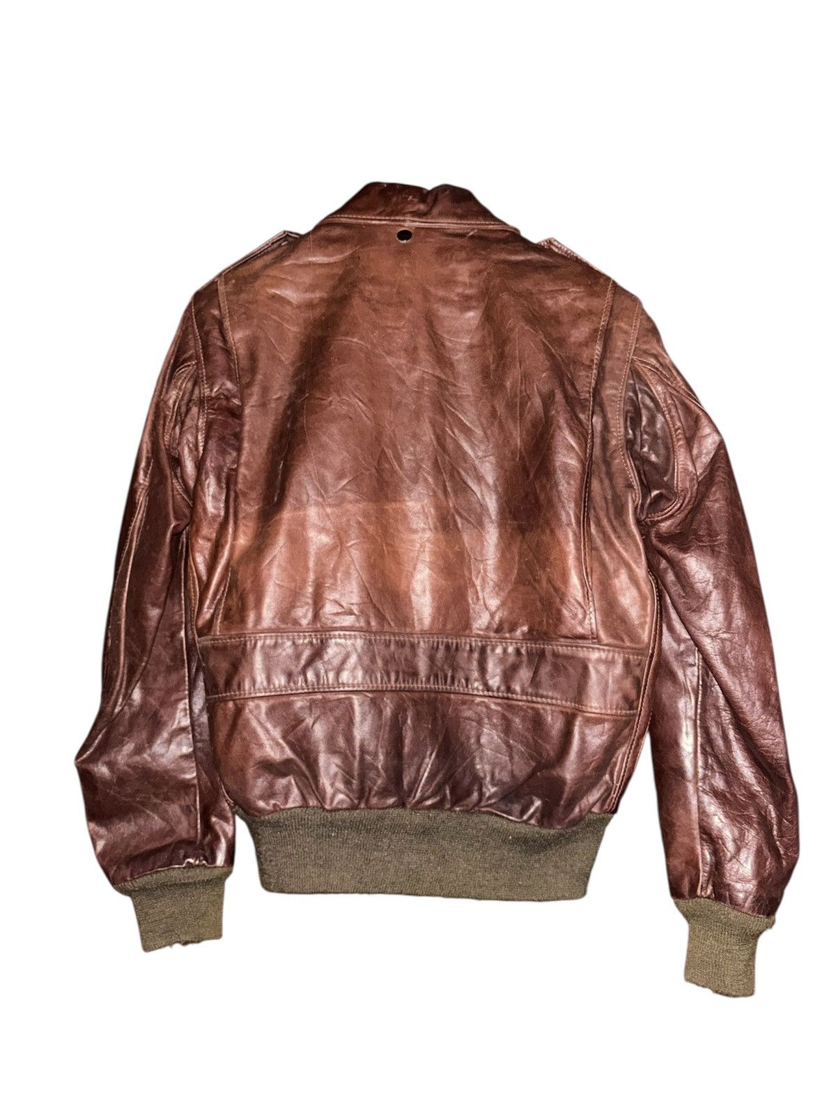Schott Vintage Schott a2 leather jacket Size US XS / EU 42 / 0 - 2 Thumbnail