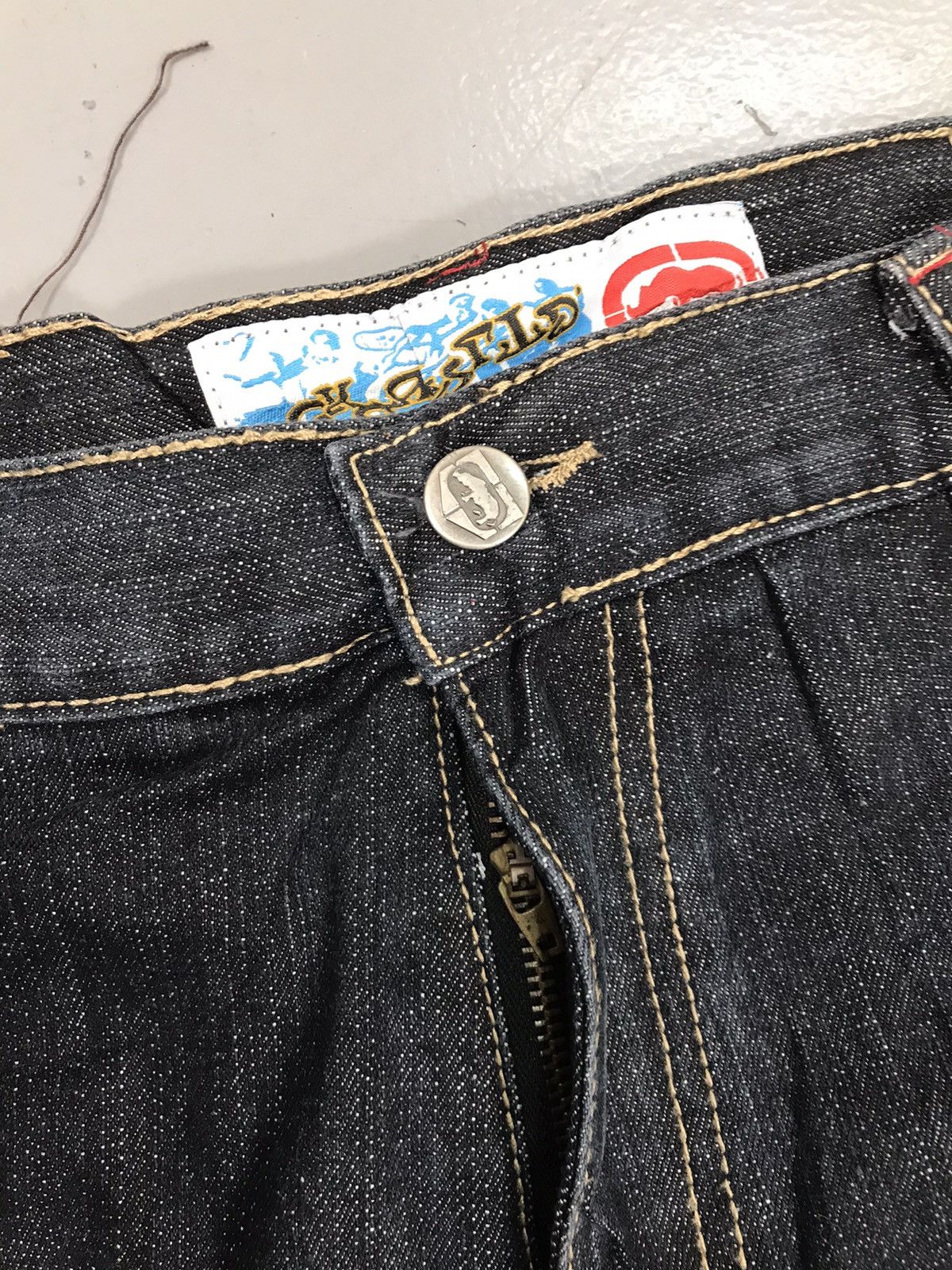 Ecko Unltd. × Vintage Vintage Ecko UNLTD crazy boy printed denim Size US 40 / EU 56 - 6 Thumbnail