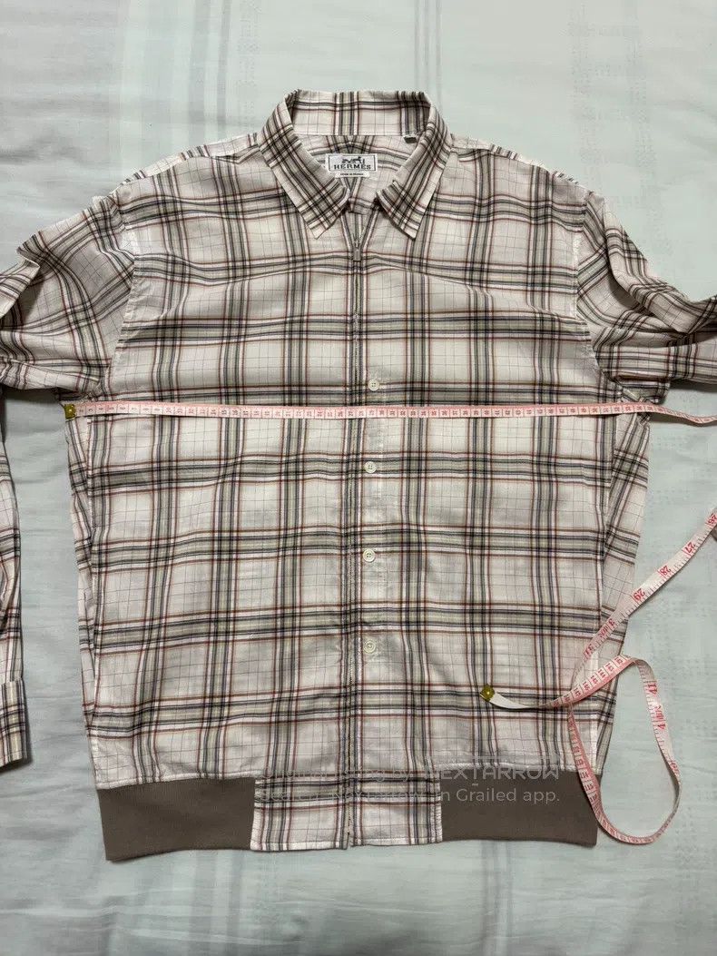 Hermes Hermes Jacket shirt, sun-protective clothing, plaid patter Size US XXS / EU 40 - 4 Thumbnail