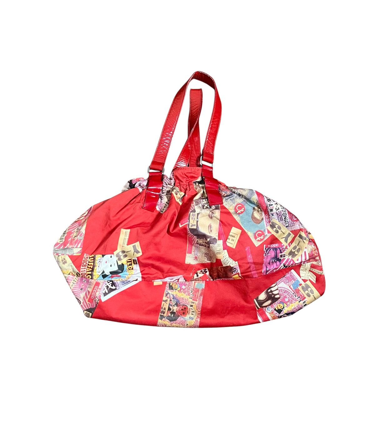 Yohji Yamamoto Yohji yamamoto y-3 japanese ads printed drawstring bag Size ONE SIZE - 5 Thumbnail