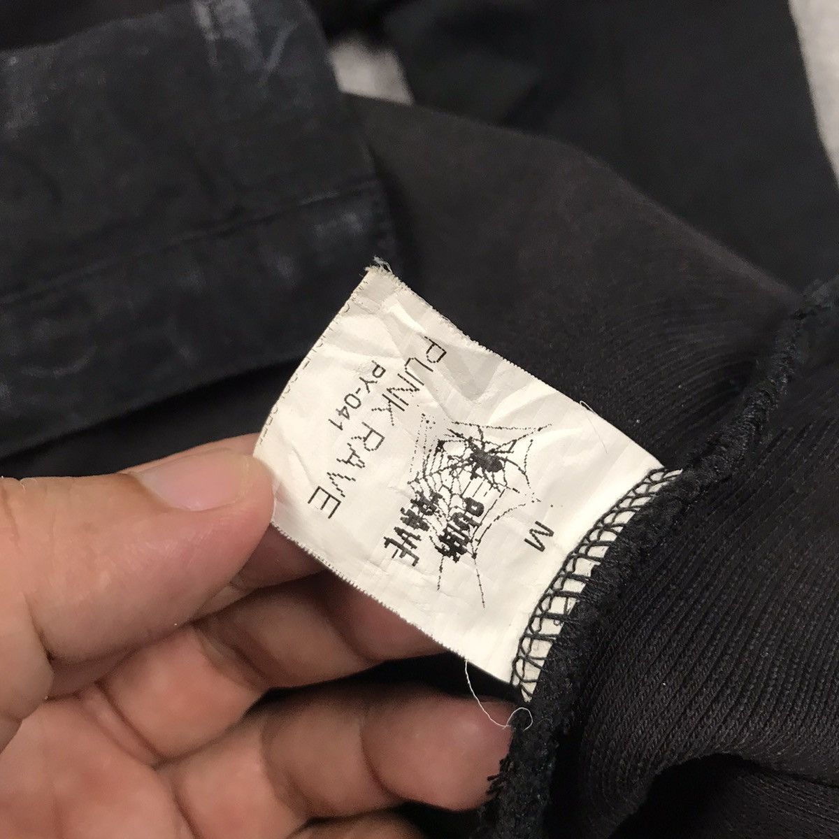 Designer × Japanese Brand PUNK RAVE DISTRESSED BLACK PUNK BUTTON BONDAGE JACKET Size M / US 6-8 / IT 42-44 - 17 Thumbnail
