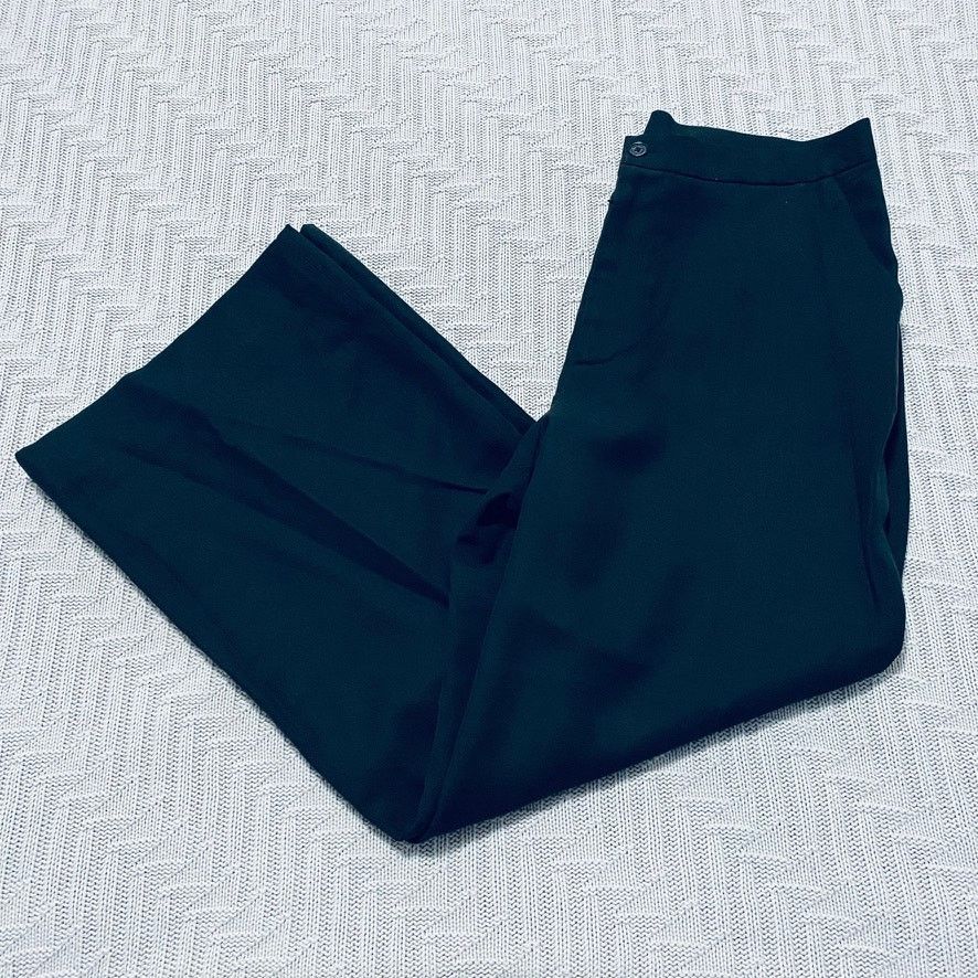 Lauren Ralph Lauren Lauren RL black silk dress pants Size 34" / US 12 / IT 48 - 1 Thumbnail