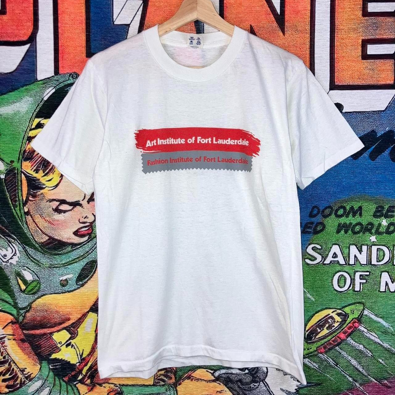 Vintage Vintage 80s Art And Fashion Institute of Fort Lauderdale Size US L / EU 52-54 / 3 - 1 Thumbnail