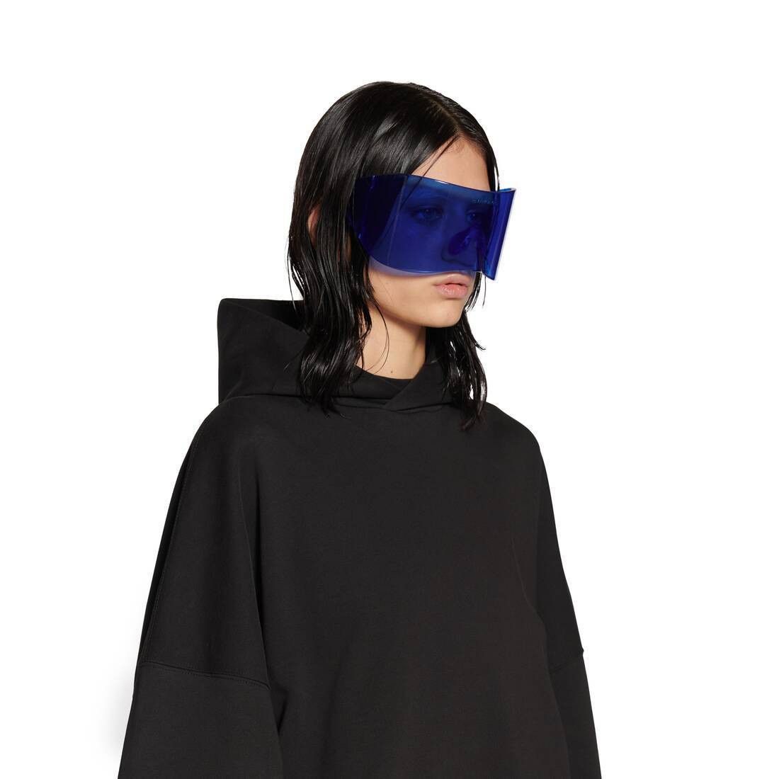 Balenciaga o1srvl11e0825 BB Paris Strass Hoodie Large Fit in Black Size S / US 4 / IT 40 - 5 Thumbnail
