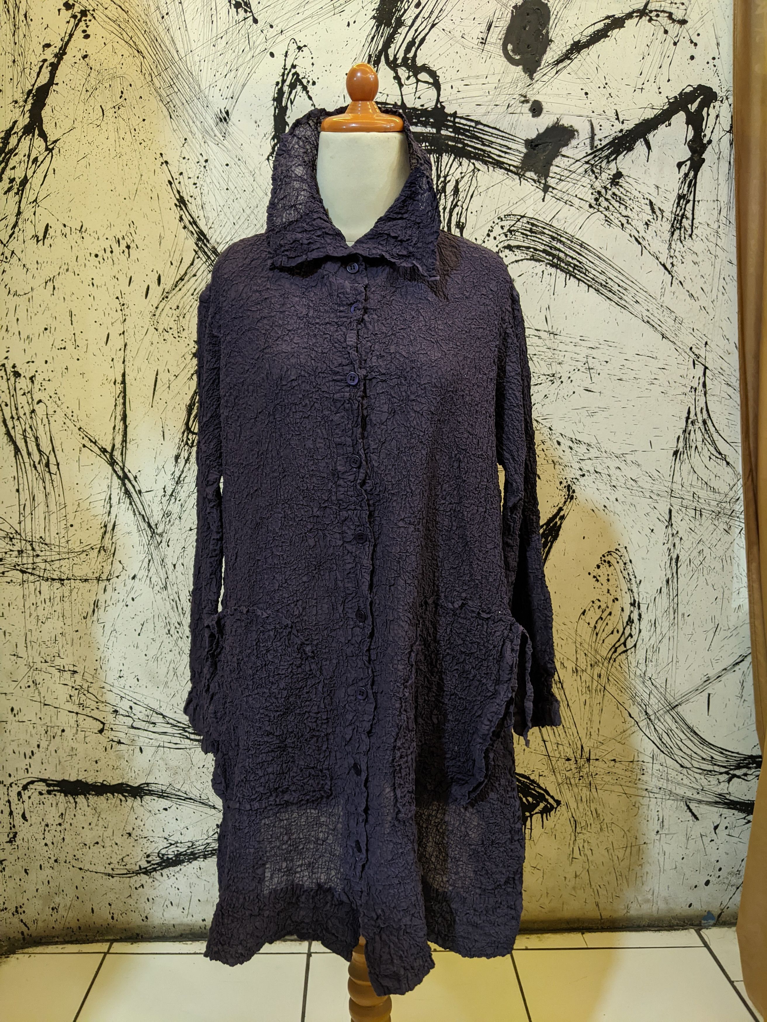 Issey Miyake Issey Miyake Me Wrinkles Cardigan Size ONE SIZE - 4 Thumbnail