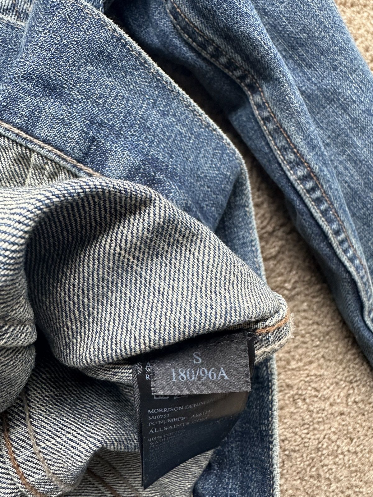 Allsaints Morrison Denim Jacket Size US S / EU 44-46 / 1 - 6 Thumbnail