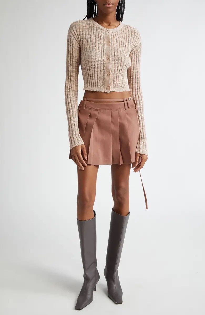 Acne Studios Acne Studios Kiko Rib Linen Blend Cardigan Size S / US 4 / IT 40 - 2 Thumbnail