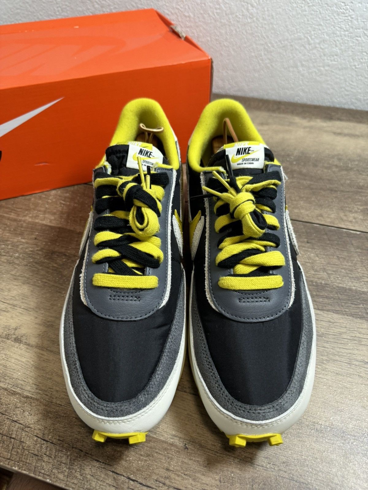 Nike Nike LD Waffle Sacai Undercover Black Bright Citron Size 12 Size US 12 / EU 45 - 3 Thumbnail