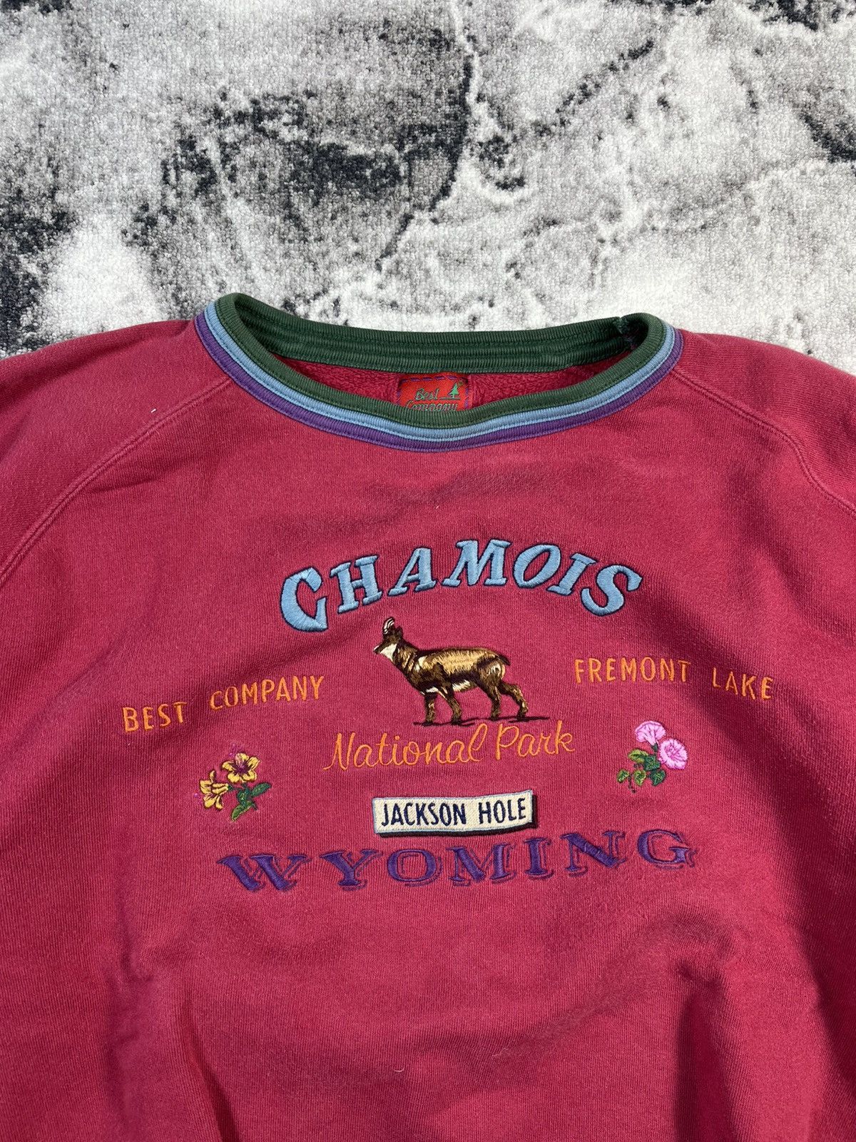 Vintage Vintage Best Company Chamois Wyoming Crewneck Made in Italy Size US XL / EU 56 / 4 - 4 Thumbnail