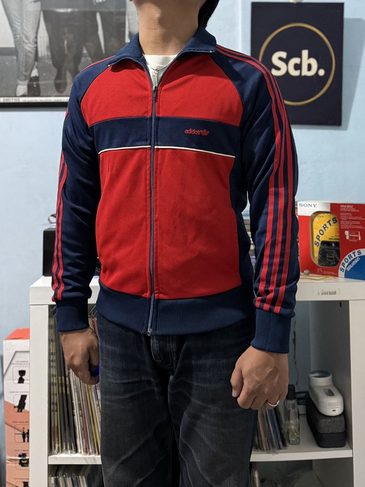 Vintage Vintage adidas 80s 90s track top Size US S / EU 44-46 / 1 - 7 Thumbnail