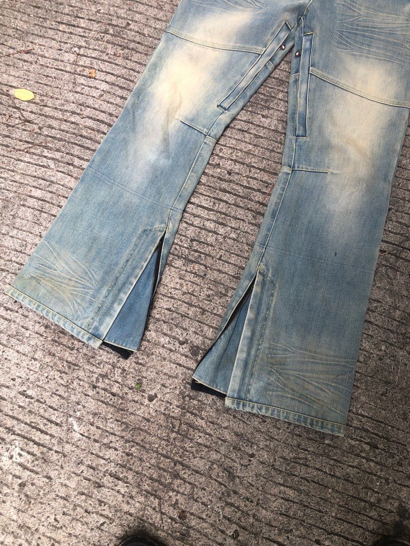 Japanese Brand × Tornado Mart × Vintage 💥SUPER FLARE💥Japanese denim flare fading Size US 34 / EU 50 - 4 Thumbnail