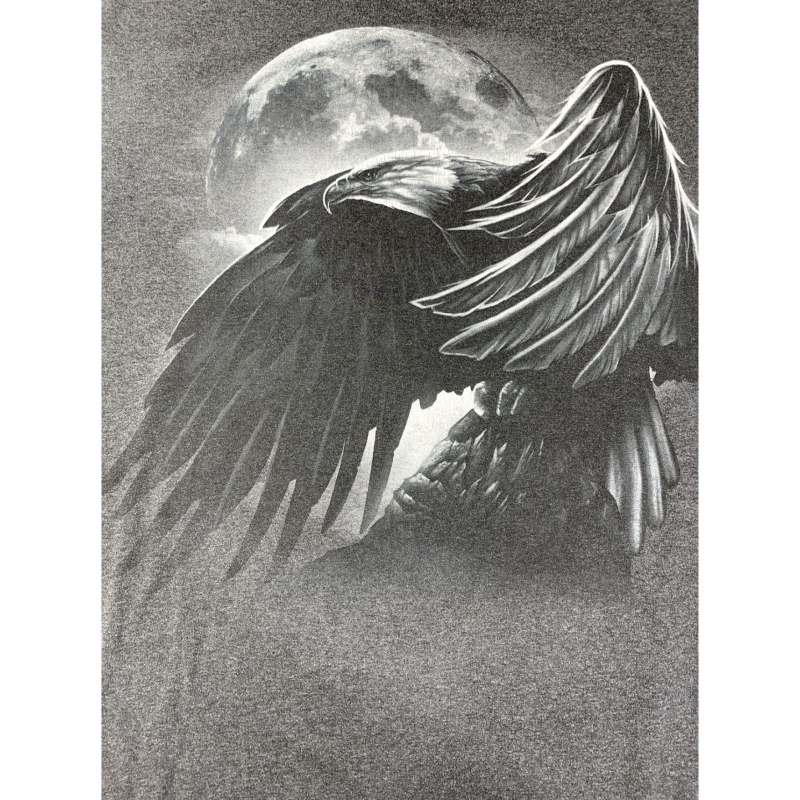 Delta VINTAGE Delta Eagle T Shirt Black Short Sleeve L Men Crew Neck Logo Science? Size US L / EU 52-54 / 3 - 2 Thumbnail