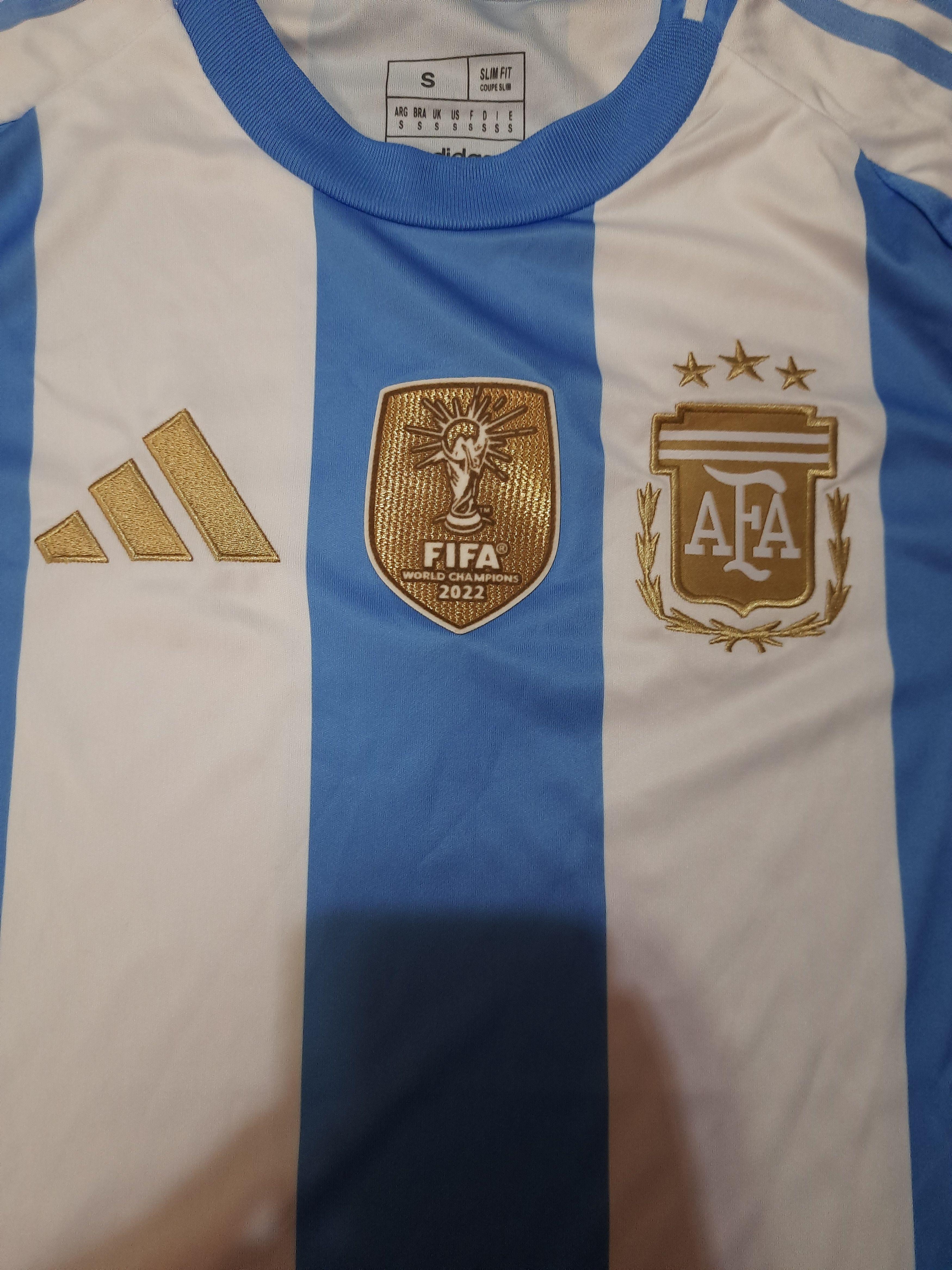 Other Argentina Fifa World Cup Final 2022 Y2k Football Soccer Size US S / EU 44-46 / 1 - 3 Thumbnail