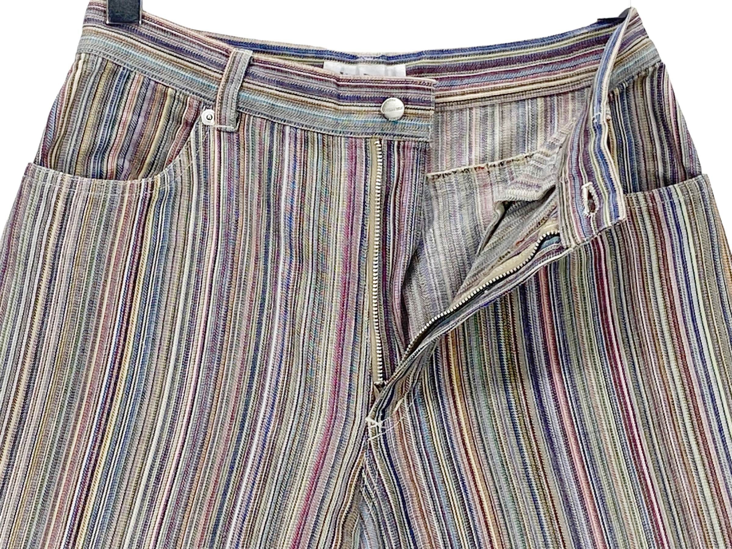 Japanese Brand Vert Dense Jeans Stripes Hickory Jeans Size US 26 / EU 42 - 4 Thumbnail