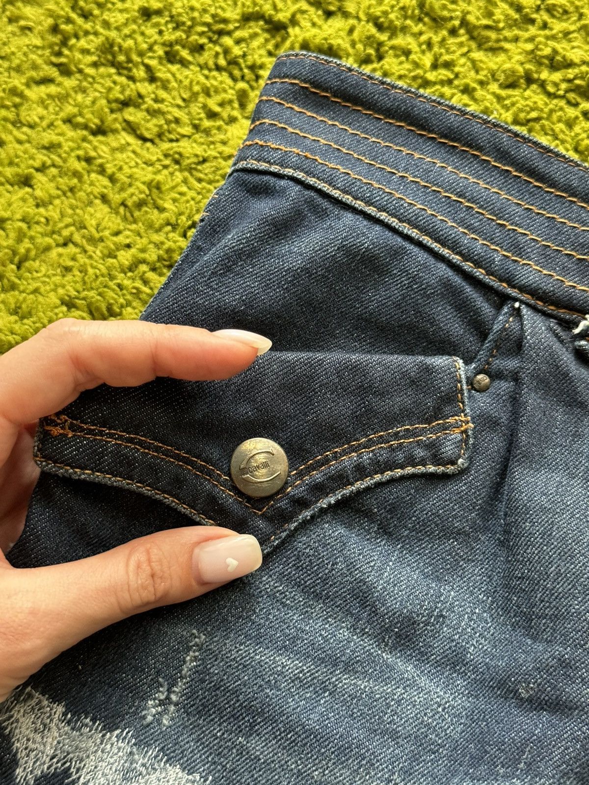 Just Cavalli × Roberto Cavalli Just Cavalli NWT denim mini skirt Y2K style Size 28" / US 6 / IT 42 - 11 Thumbnail
