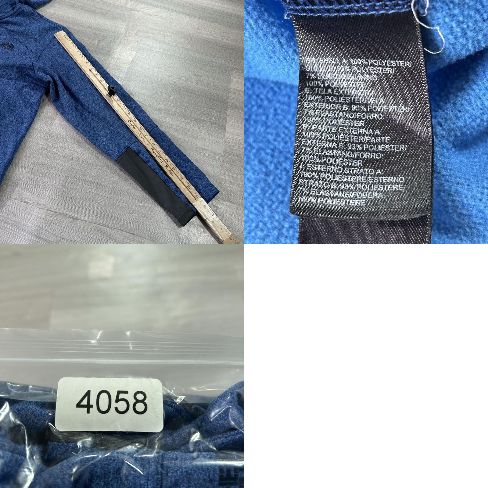 The North Face The North Face Jacket Mens XL Blue Hooded Full Zip Softshell Hiking Outdoor Size US XL / EU 56 / 4 - 8 Thumbnail