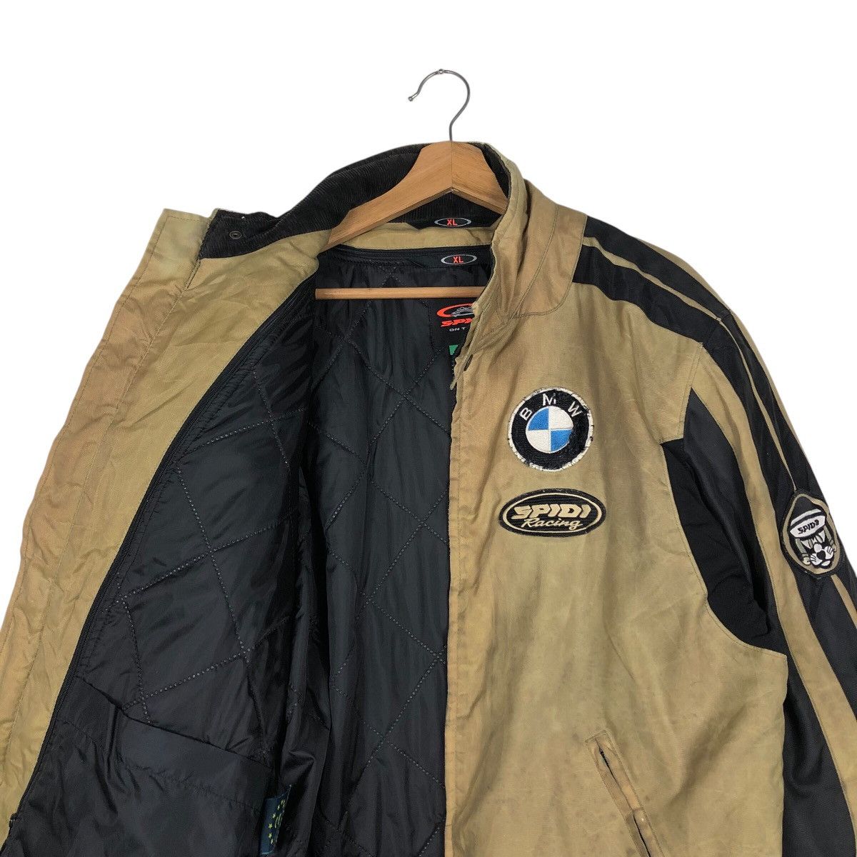 Hein Gericke 📌Vintage Spidi Racing Biker Jacket Bmw Patch Big Logo Size US XL / EU 56 / 4 - 14 Thumbnail