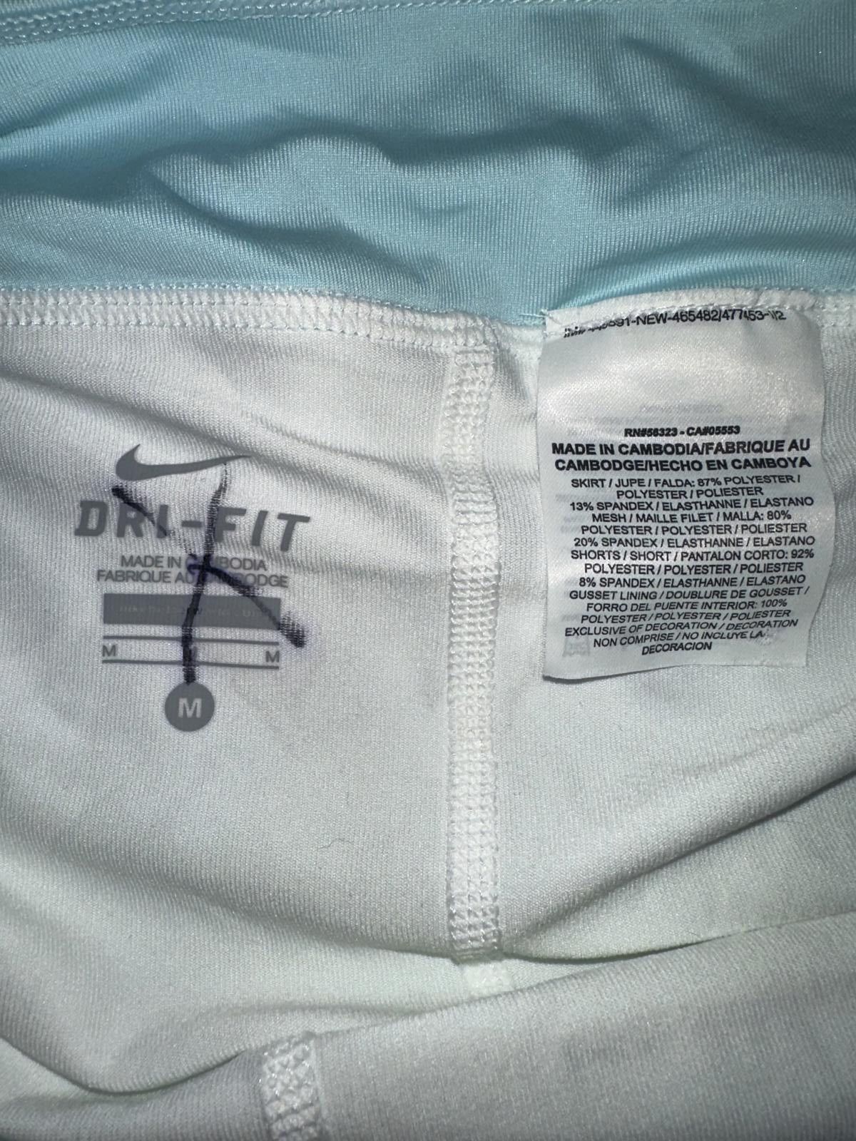 Nike Nike Court Women's Tennis Skort Black Skirt W/ Compression Shorts 2014 Size 32" / US 10 / IT 46 - 3 Thumbnail