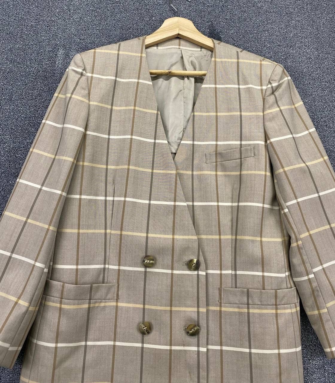 Burberry Vintage Burberry Shadows Plaid Checkered Coat Jacket Size M / US 6-8 / IT 42-44 - 5 Thumbnail