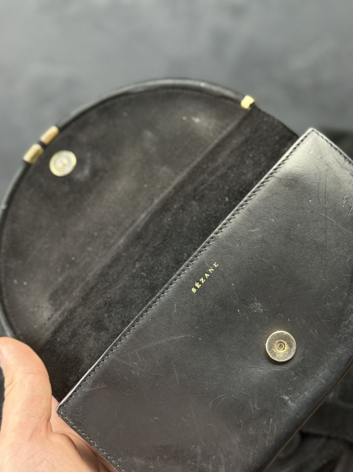 Sezane Sezane Leather Suede HandBag + Sezane Leather Suide Clutch Size ONE SIZE - 11 Thumbnail