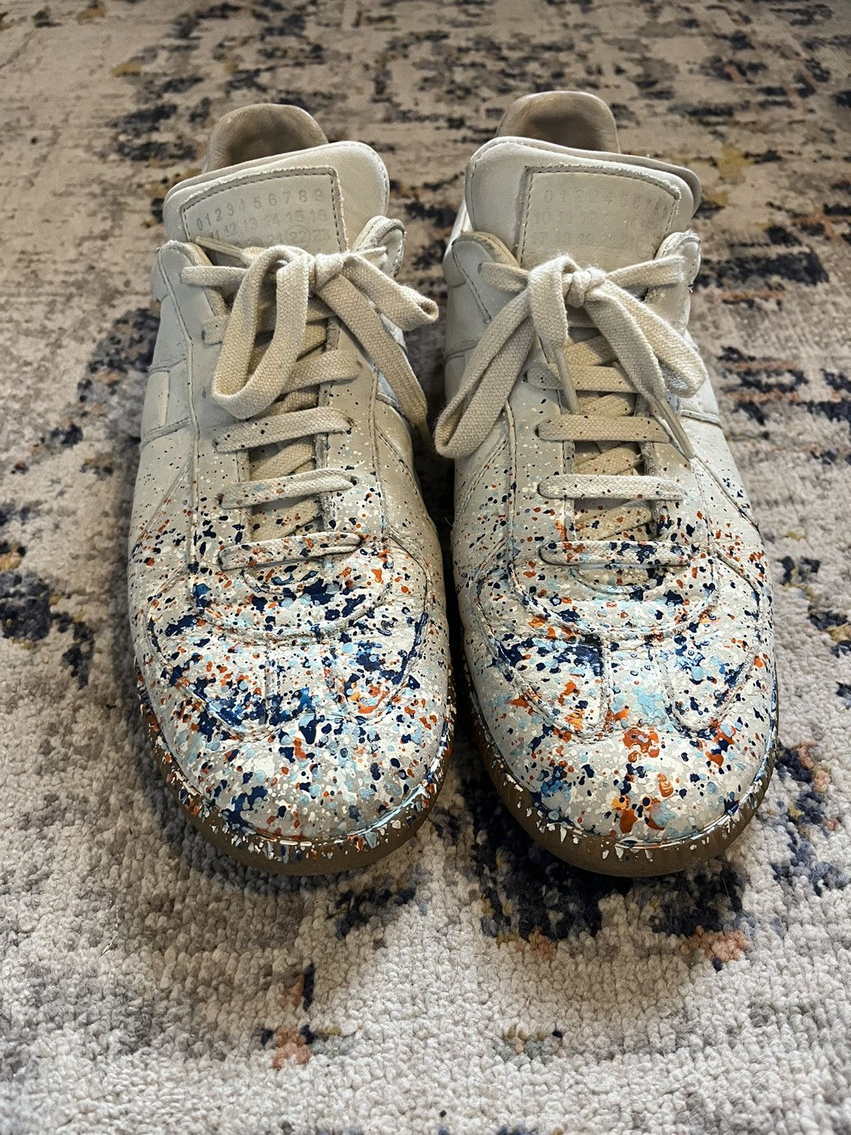 Maison Margiela Maison Margiela Replica Paint Splatter GATS Size US 8 / EU 41 - 7 Thumbnail