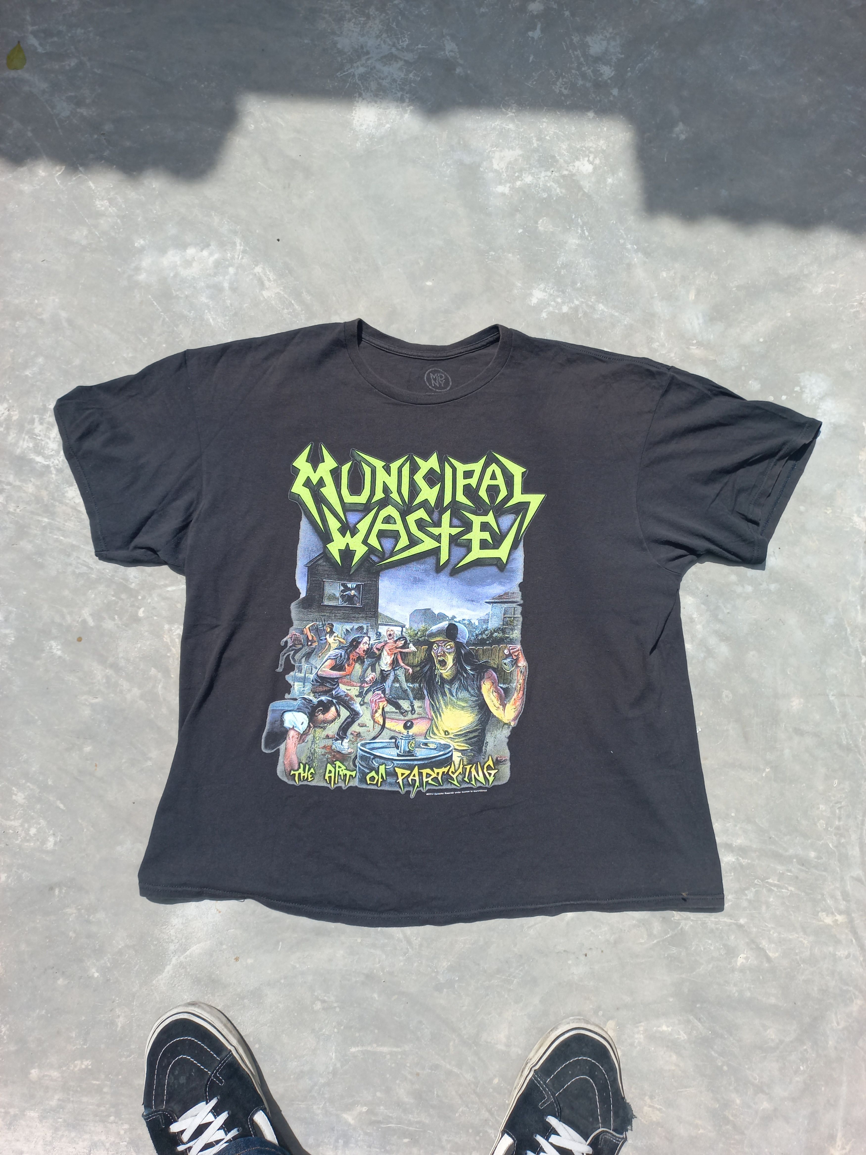 Band Tees Municipal Waste × Crossover Thrash 2000s Size US XXL / EU 58 / 5 - 1 Thumbnail