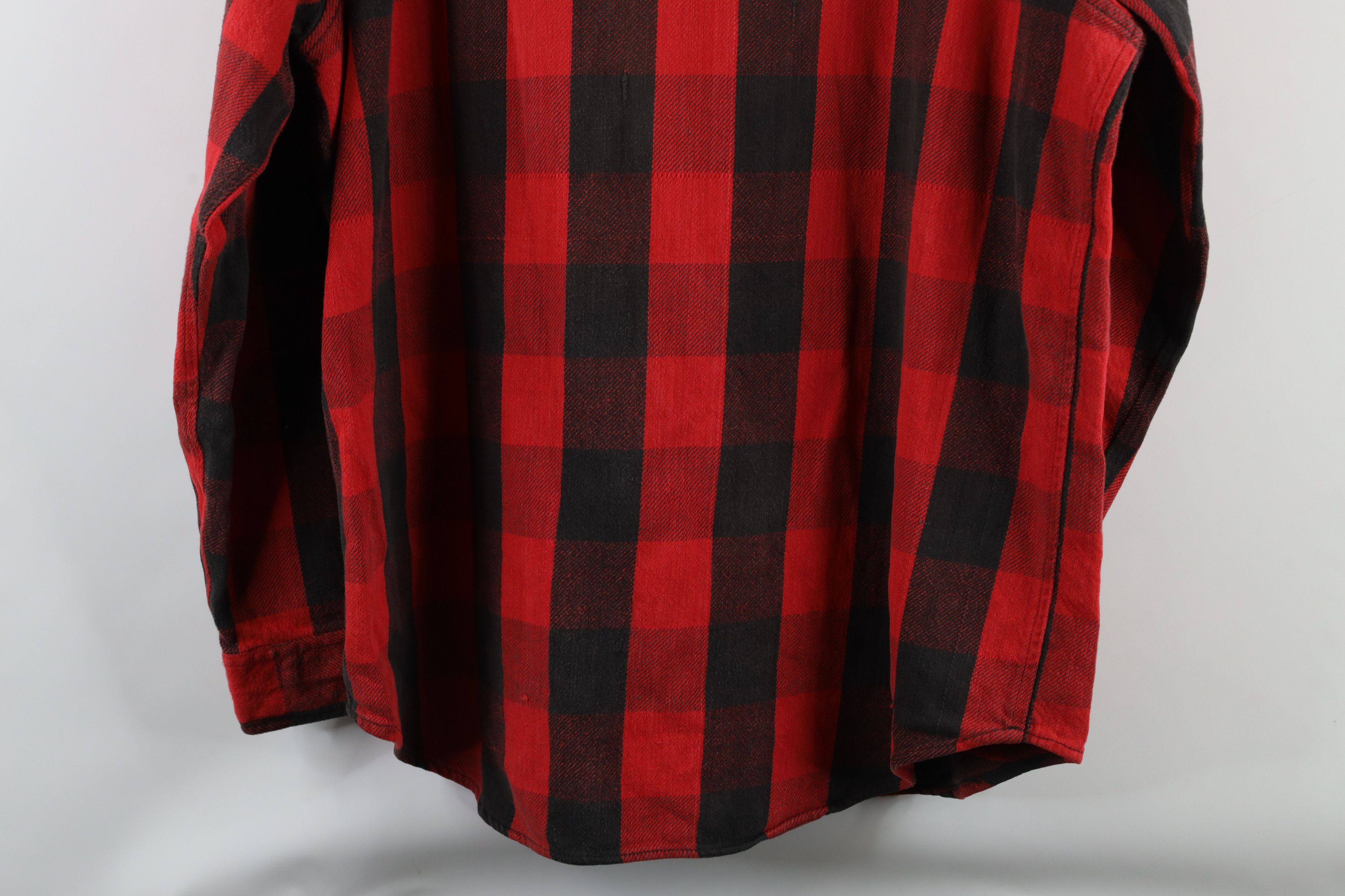 FiveBrother × Vintage Vintage 90s Five Brother Heavyweight Flannel Button Shirt Size US L / EU 52-54 / 3 - 13 Thumbnail