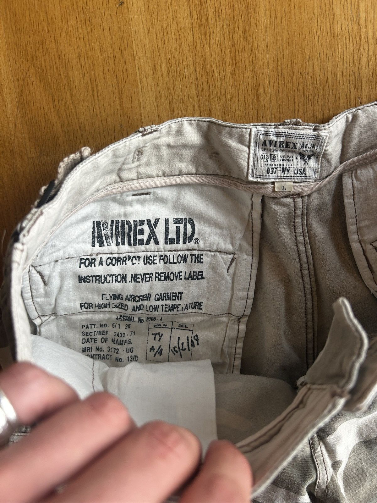 Avirex Avirex Vintage Cargo Camo Short Size US 32 / EU 48 - 5 Thumbnail