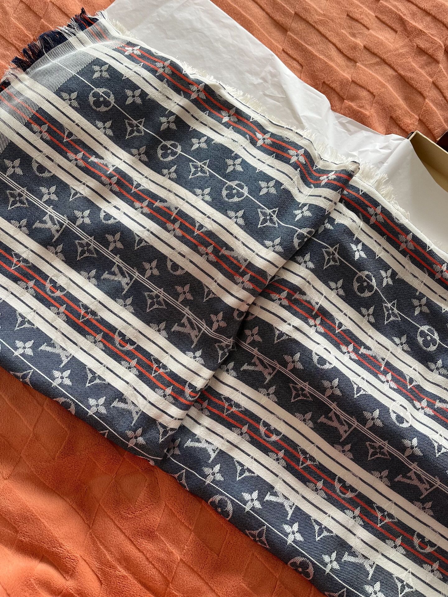 LV All-Over Print Scarf